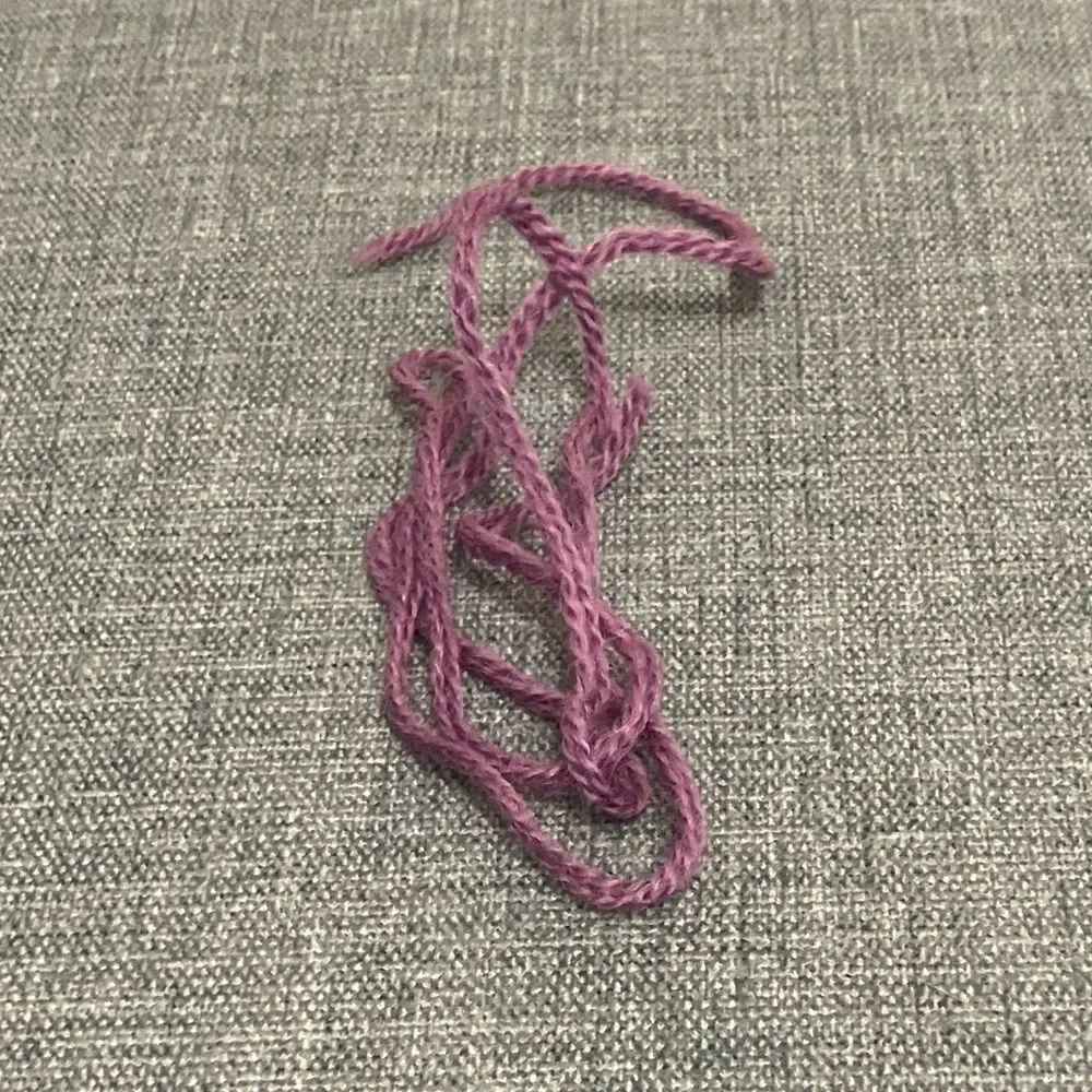 Purple Needlepoint Thread Yarn